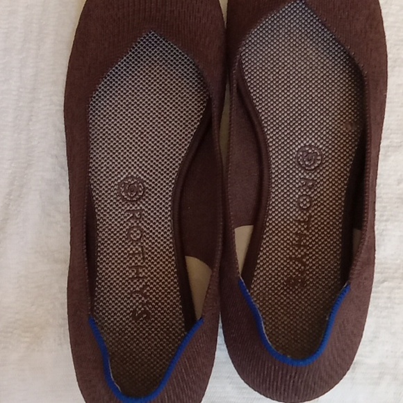 Rothys size 10 round toe Truffle Python - Picture 6 of 11